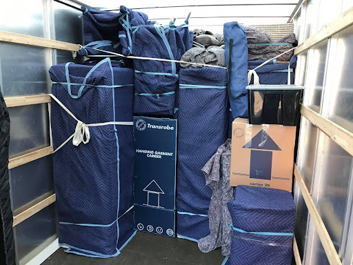 Furniture stacking in the van