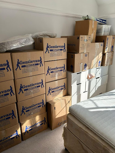Gentlevan Removals packed boxes